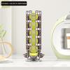Coffee Capsule Display Rack Rotatable Storage Stand 24-Cup Storage Rack Anti-Slip Bottom for Dolce Gusto Capsules Coffee Tools