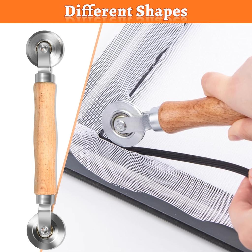Window Roller,Spline Installer,Window Installation Tool,Screen Mouse Spline Roller for Installing Window Patio Sliding Door