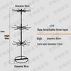 Multilayer Rotating Display Stand with Wheels for Jewelry, Socks, Keychains, Toothbrushes & Stationery