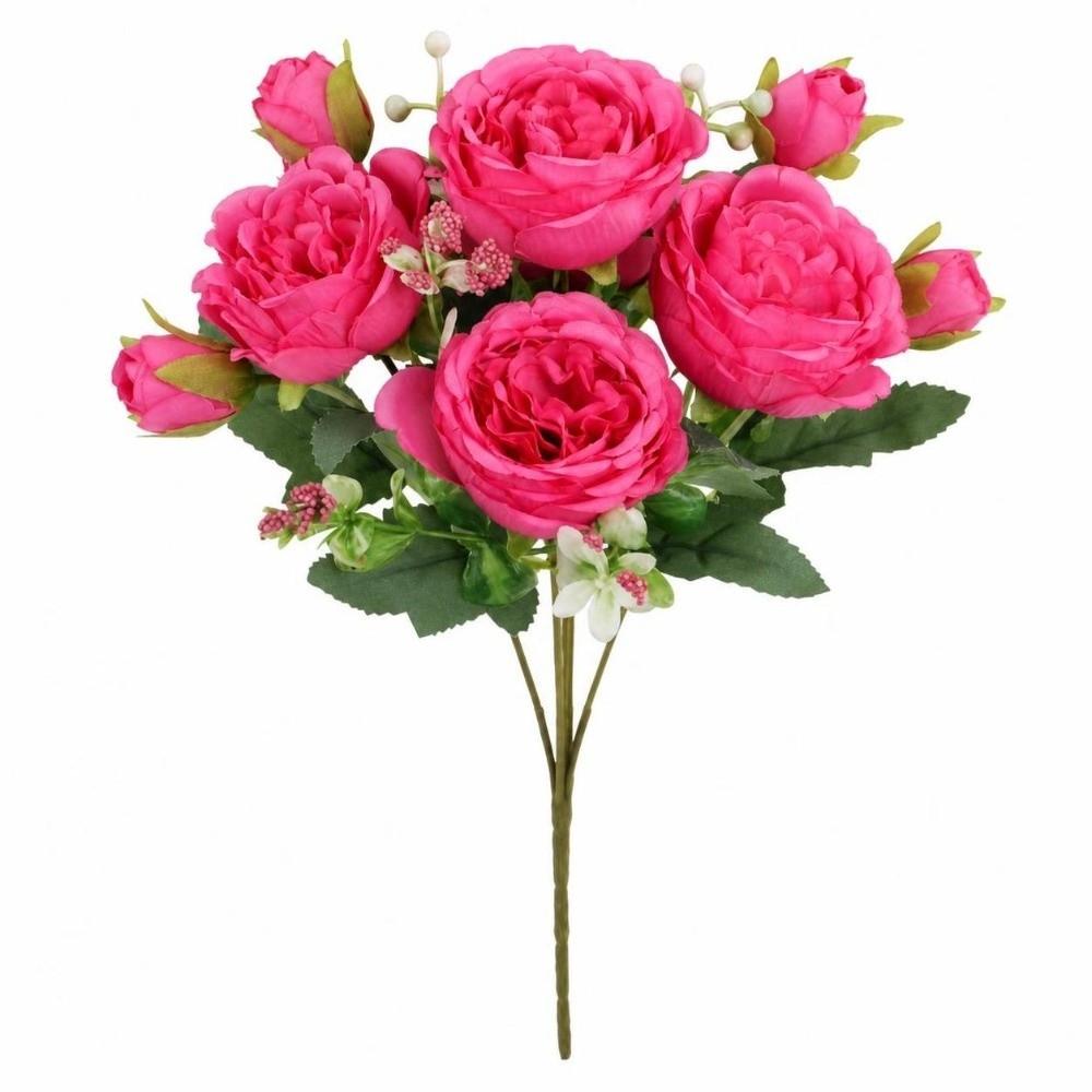 Realistic Touch Artificial Flowers Long Stem Fake Roses Home Wedding Bridal