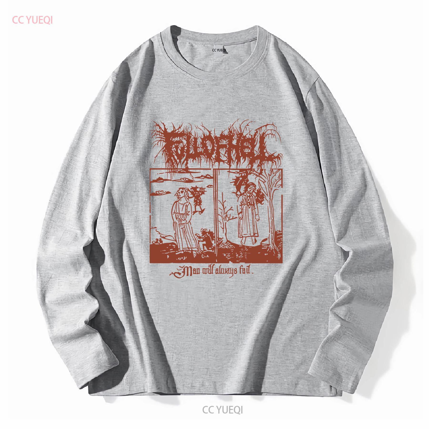 

FULL OF HELL Man Will Always Fail T Shirt Size S 5XL BM69 vintage Washed Comfortable Unisex Breathable Stylish graphic 4XL
