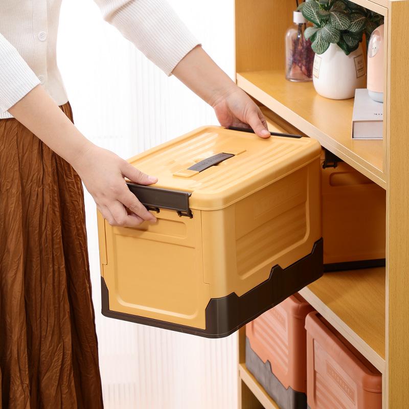 Large Capacity Foldable Organizer Box for Underwear, Socks, Tableware, and More