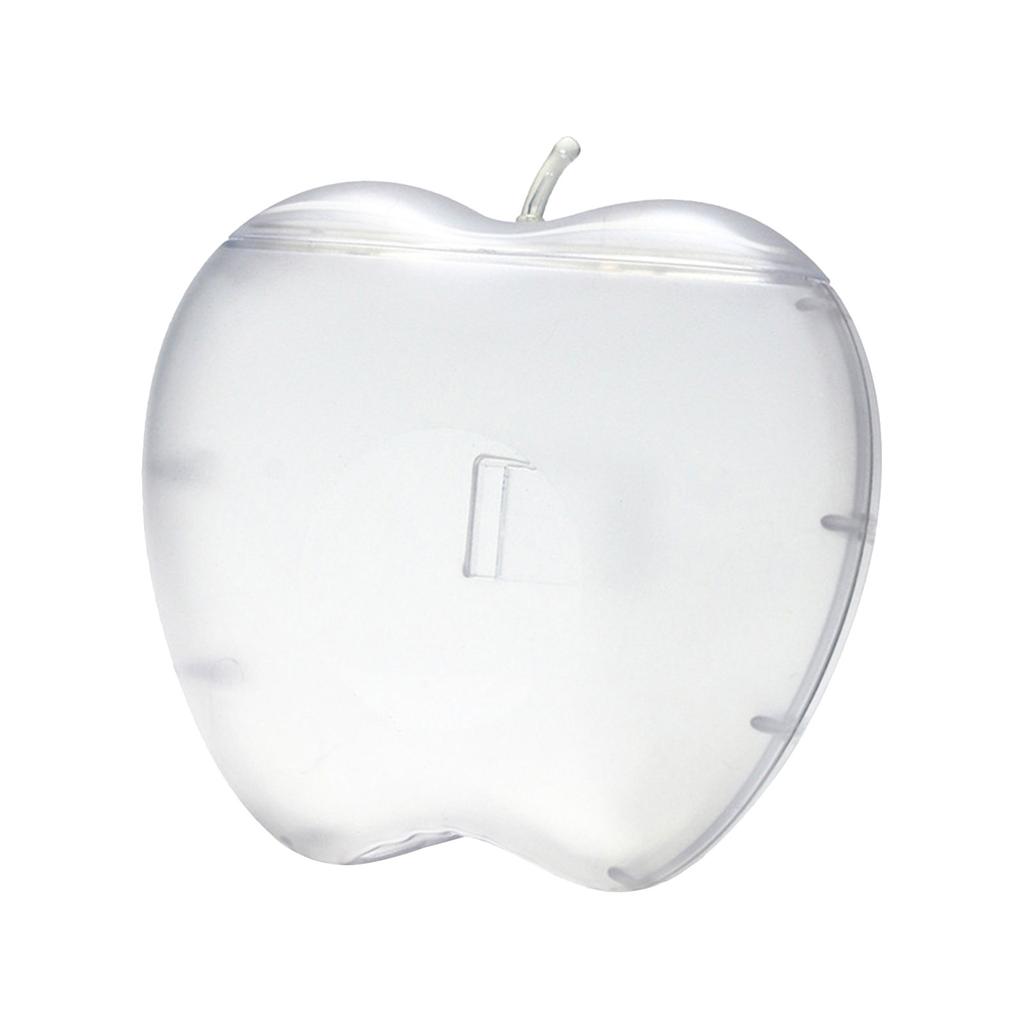 Wall-mounted Cling Film Sleeve Boxes Extractable Apple-shaped Cling Film Dispenser Punch Free Practical for Kitchen Bathroom