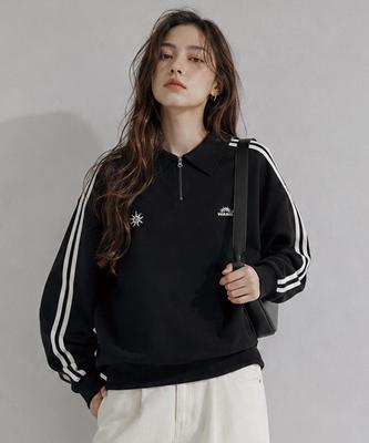 Wenil Double Sun Oversized Track Caravan Zip-Up Sweatshirt 2 Colors [Walm_7002]