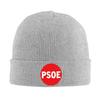 Unisex Adult PSOE Logo Pedro Sanchez Spain Beanie Hats  Y2K Cool Knit Hat Autumn Kpop Caps Graphic Warm Bonnet Hats