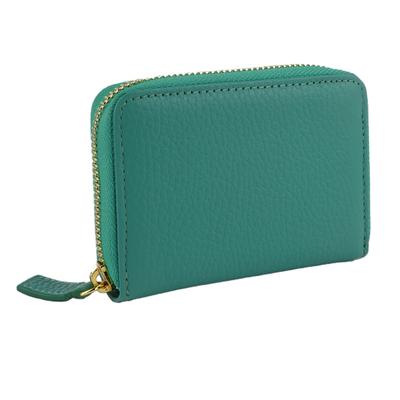 Popful Women's Card Case, PP-0032, Emerald Green
