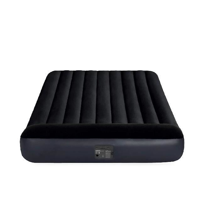 Matelas gonflable - INTEX - Pillow Rest Classic - 2 places - Pompe électrique - PVC - Bleu
