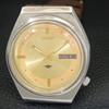 JAPAN VINTAGE CITIZEN AUTOMATIC 8200 MENS GOLDEN COLOR DIAL WATCH a702748-1 R210-a702748