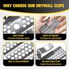 Stainless Steel Wall Repair Clips Strong Metal Hole Repair Patch Wall Patch Kit  Smooth Walls