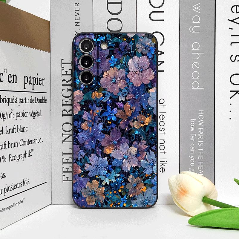 Flowers Printing Beautiful Floral Fragments Phone Case for Motorola Moto Edge 50 Fusion 40 30 Neo G34 E14 G75 G35 G85 Pro Cover
