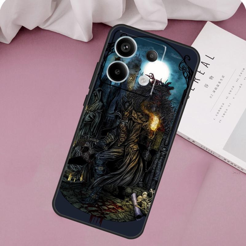 Game Bloodborne Case For Xiaomi Redmi Note 13 Pro 11 10 9 12 Pro 9S 10S 11S 12S Redmi 9C 10C 12C 13C Cover