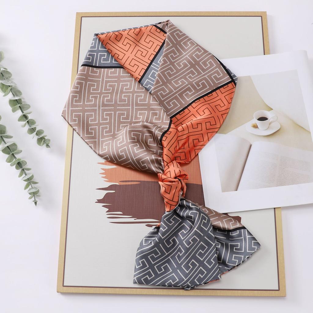 Kleine Und Vielseitige Schals Für Damen Schmale Und Kleine Schals Haargummis Temperamentvolle Bänder Schals Und Schals