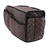 Sofa Armrest Bag Coffee Color Imitation Leather Multifunctional Couch Armrest Storage Bag for Remote Control Phone