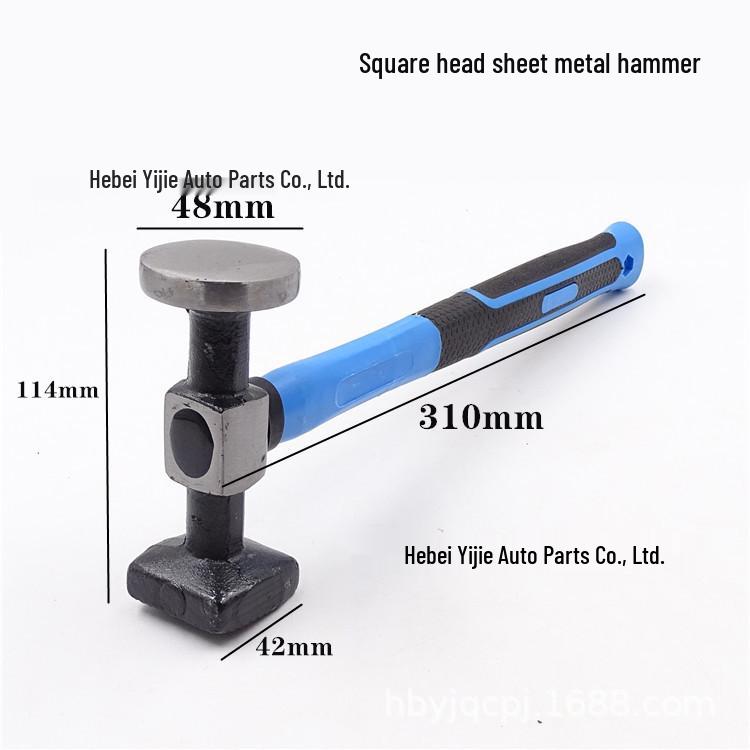 Professional Sheet Metal Auto Repair Hammer - Shaping & Knuckle Tool for Car Maintenance