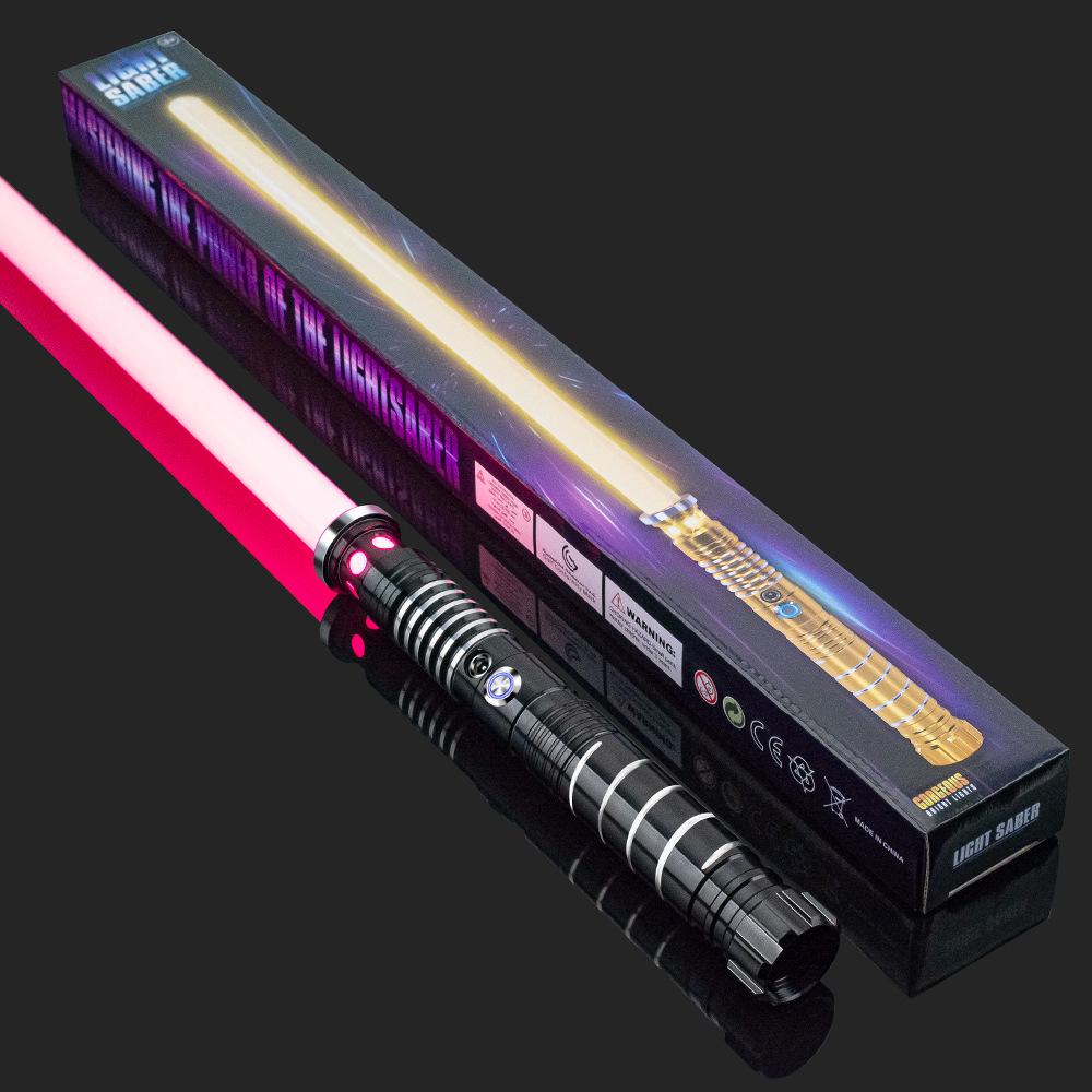 Cutie Cadou Premium Sabie Laser Star Wars din Metal - Reîncărcabilă, Jucărie Luminoasă pentru Copii