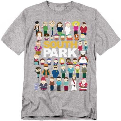 South Park Unisex Adult Full Cast T-Shirt
