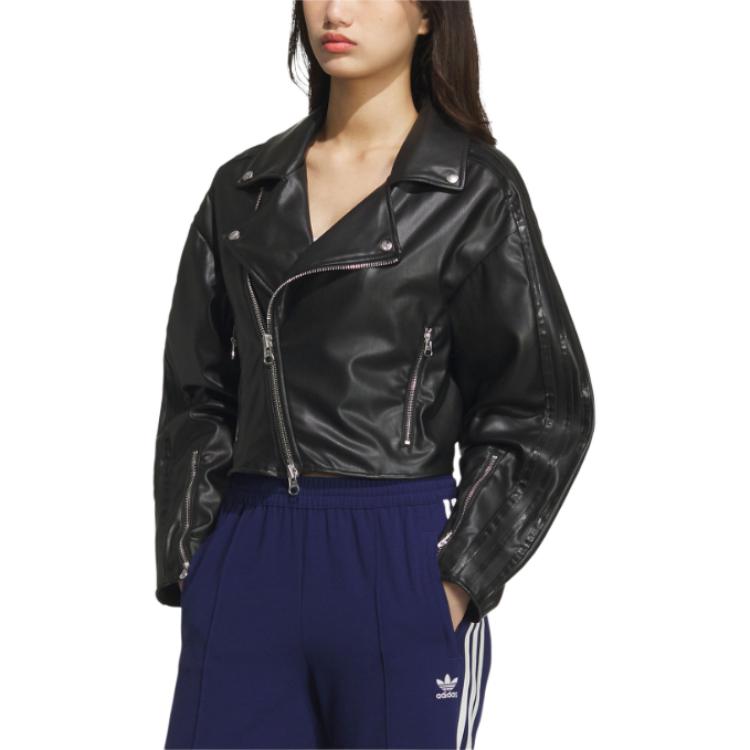 adidas Originals Bikerjacke Damen Schwarz JL7553