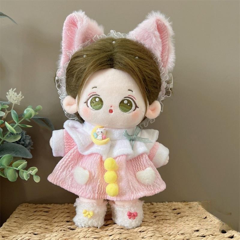 20cm Plush Doll Clothes Accessories Plush Doll Clothes Replacement Outfit Doll Mini Clothes