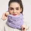 Women Face Protector Comfortable Plush Material Warmth Thickened Cute Scarf Accessories Multi-Color