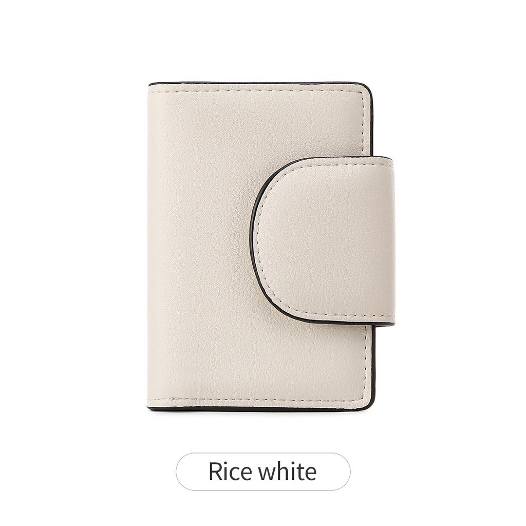New women's wallet buckle short wallet simple and fashionable multi-functional small wallet