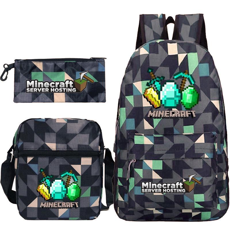 Primary And Secondary School Students Casual Schoolbag Game Merchandise Backpack Set