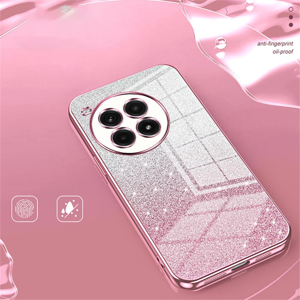 For OnePlus Ace 3 Pro 5G Case Electroplating Gradient Glitter TPU Phone Cover