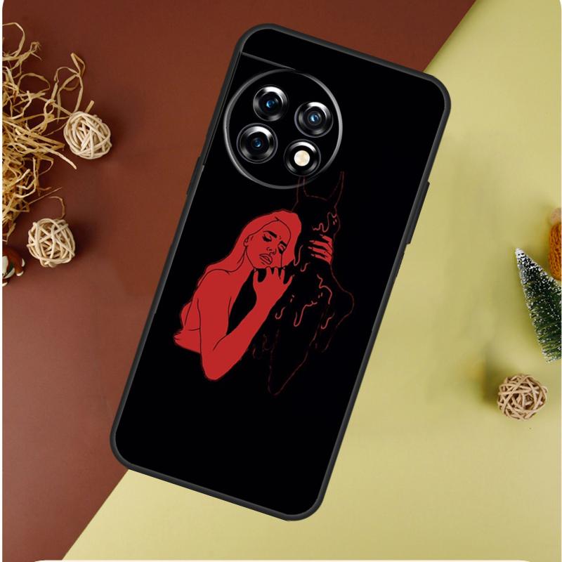 Devil Girl Woman For OnePlus 13 12 11 12R 13R 9 10 Pro 8T 9RT 10T 10R Nord 4 CE 2 3 Lite N20 N30 Phone Case