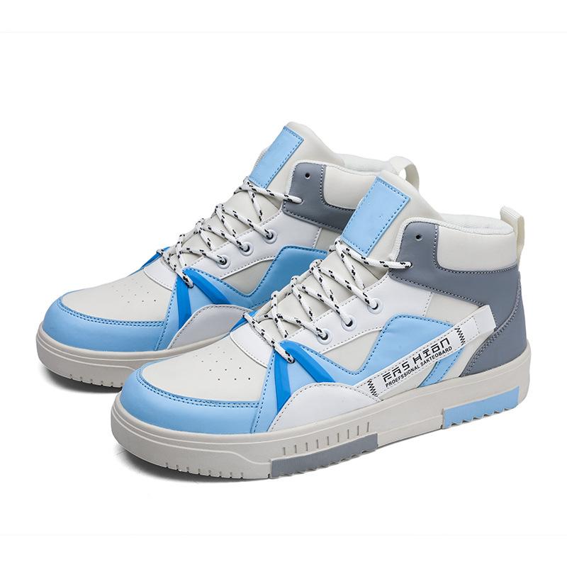 Men's Shoes Autumn and Winter New Trend High-top Sports Casual Versatile Board Shoes Niche Original Design Junior High School Trendy Shoes