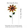 Garden Decoration Stakes, Sunflower, Courtyard Outdoor Wrought Iron Garden Pile Wrought Iron Decoration,Decoration Fake Flower