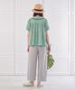 LBYL Light Gray Twill Back Elastic Daily Pants