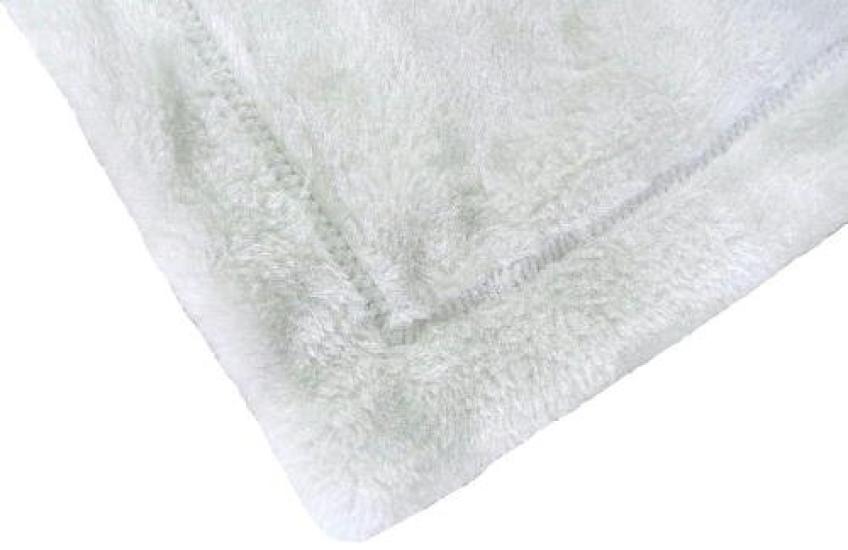Homesoft Moelleux Moelle 2 Piece Flannel Single Size Pure White [Melting Blanket] IL81020-100
