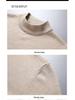Men's Autumn/Winter Slim Fit Woolen Pullover - Half High Neck Knitted Sweater