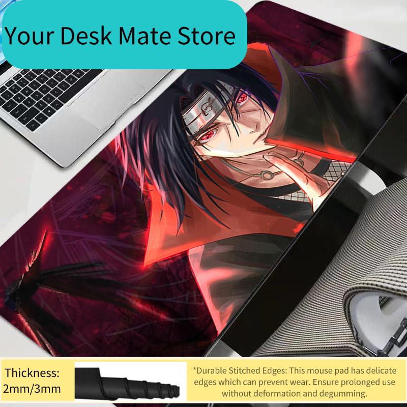 Mouse Pad Gaming Large Dywan Gamer Keyboard Desk Mat Table Naruto Carpet Mousepad XXL Anime Durable For Computer