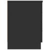Nightstand with 2 Drawers Black 40 x 36 x 50 cm