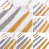 10pcs/set Stainless Steel Gold Color Necklace For Women 45cm Chain DIY Jewelry Accessories Making Materials Handmade Supplies