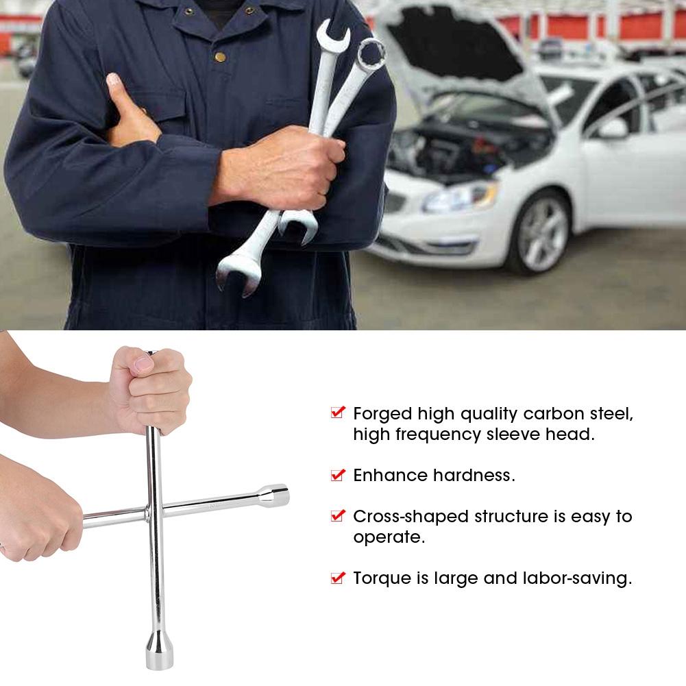 Kreuzschlüssel Auto Reifenabzieher Nuss Autoreparaturwerkzeug Montageschlüssel