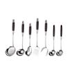316 Stainless Steel Black Color Wood Multi-specification Spatula Kitchen Utensils Cooking Spoon Spatula Rosewood Bright Housewarming Gift