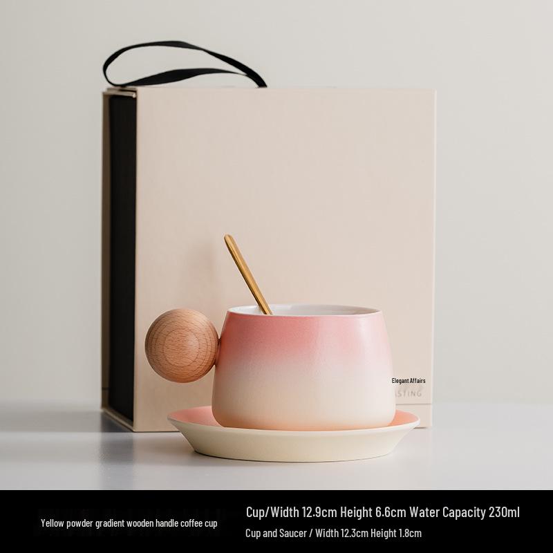 Creative Ceramic Coffee Cups - Elegant Mugs for Home or Office and Perfect Company Souvenir