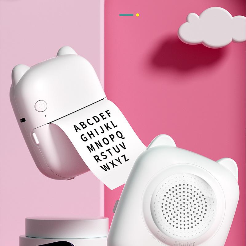 AI Voice Print Mini Wireless Photo Printer - Portable & Mobile Connectable