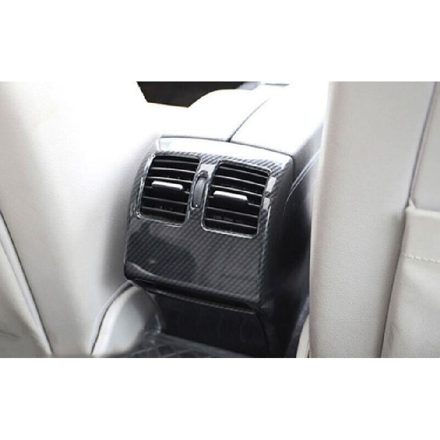 Cover Trim 2X Inner Rear Carbon Fiber For Benz C-Class 2008-2014 Air Outlet Vent