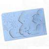 Wabjtam 1pc Snowman Silicone Fondant Mould Sugarcraft Baking Topper Cake Chocolate Xmas Mold