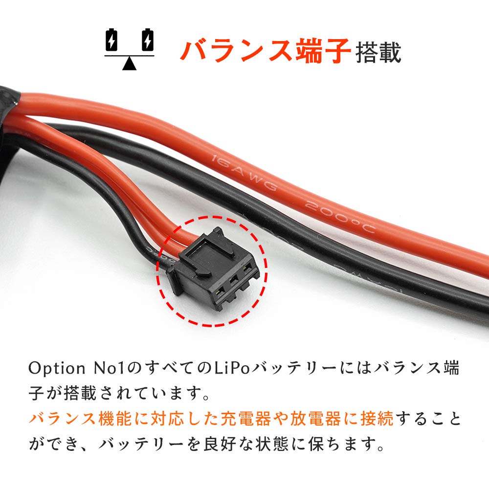 Option Nr. 1 Hohe Leistung LiPo 900mAh 11.1V (GB-0031M) [Lagerbestandssystema PTW Größe]