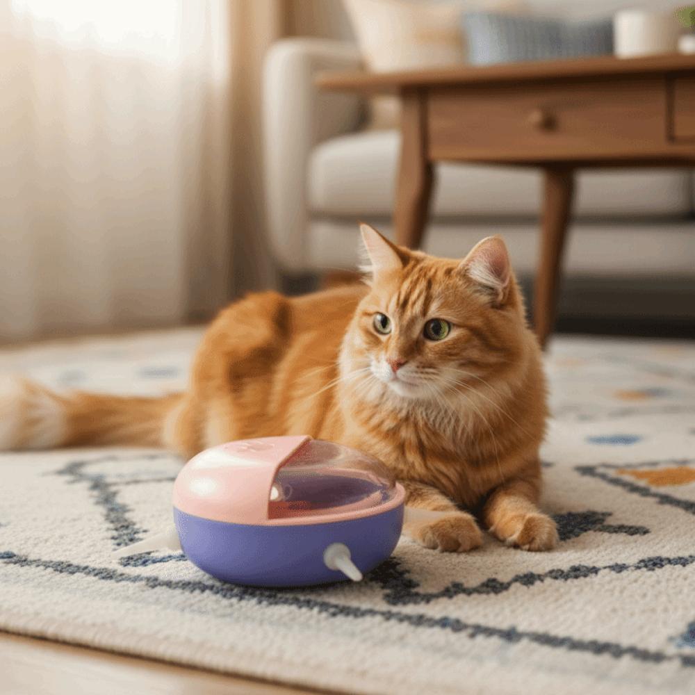 Non-spill Pet Feeding Nipple Bite Resistant Cat Self-feeding Bottle Pet Shop