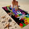 Custom Name Ultra-Soft Beach Towel with Rainbow Friends Theme,Ideal for Pool - Camping, Diving - Perfect Travel Essential, Vibrant Beach Towel.
