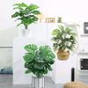 9-24 Forks Artificial Tropical Palm Branches Artificial Plants  Office Desktop Decoration