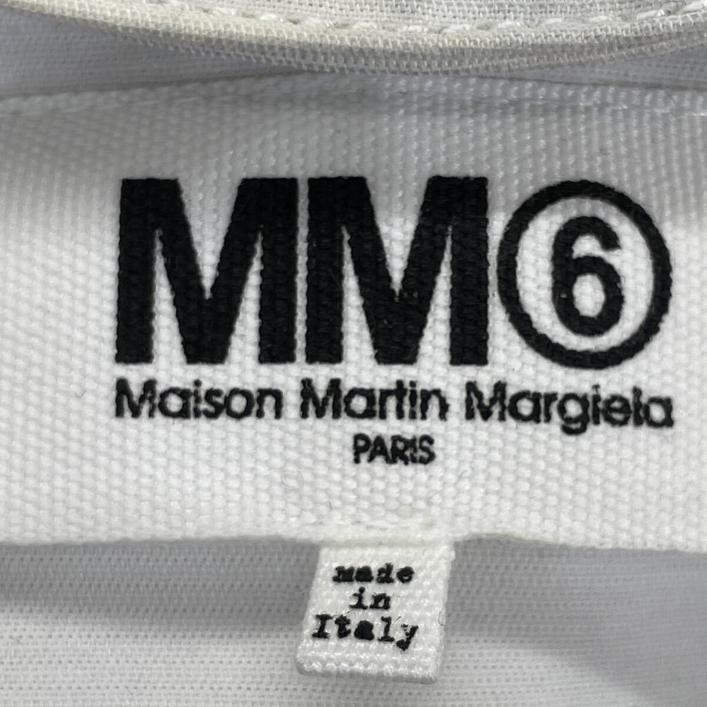 MM6 S32AA0082 Black Ribbed Long Coat coat 38 blackUsed