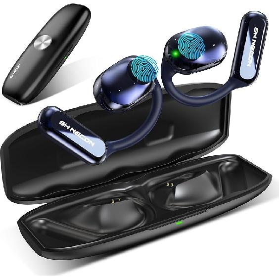 Language Translation Earbuds, 3-in-1 AI Real Time Translator Earbuds,Compatible with iOS & Android, Ideal for Travel, Work & Study-Black