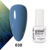 GELPOLISH Nail Art Set: Base, Top Coat, Transparent & White Gel Polishes
