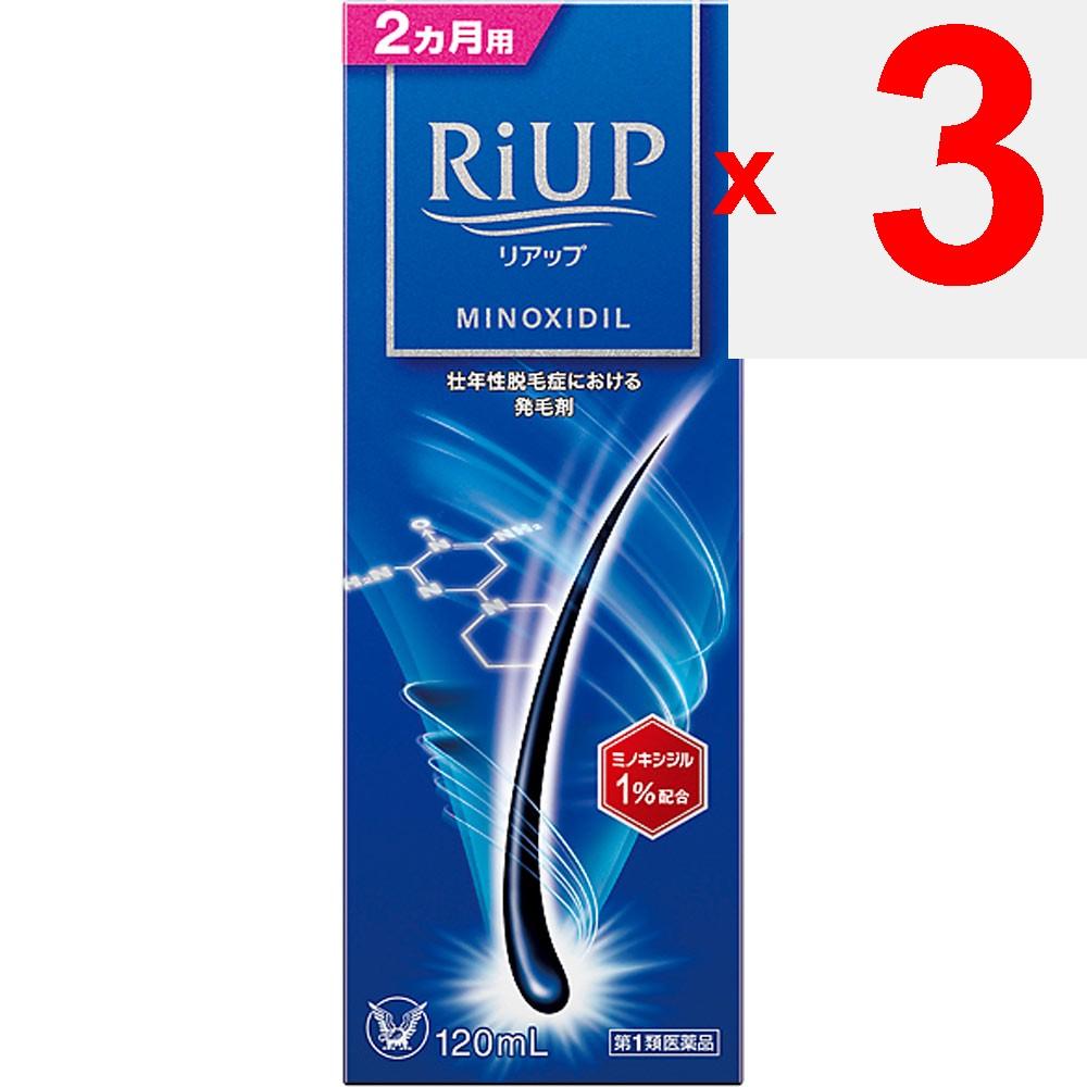 Taisho RiUP 120ml General use Efficacy: Hair growth, hair thickening, and prevention of hair loss progression in androgenetic alopecia.