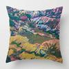Nordic Fall Home Decor Autumn Throw Pillow Case Sofa Cushion Cover Modernplant Green Leaf